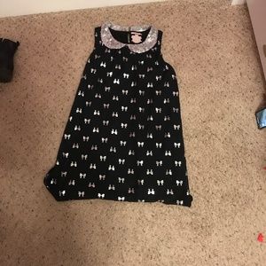Butterfly dress with glitter on top